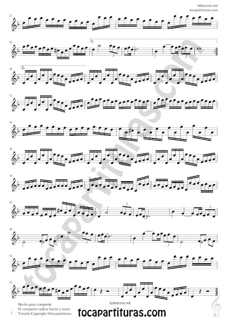  Flauta Travesera, flauta dulce y flauta de pico Partitura de Odissea Veneziana Sheet Music for Flute and Recorder Music Scores  p2