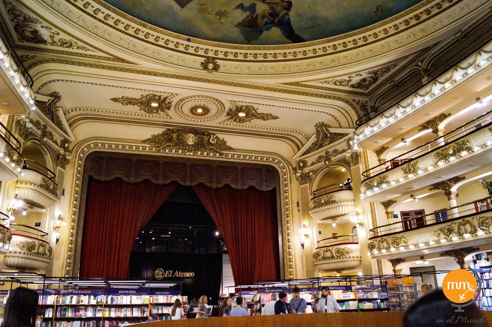 Argentyna: Buenos Aires - wyjątkowa księgarnia El Ateneo!