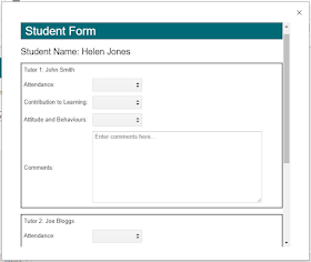 Picture of the Student Feedback Form