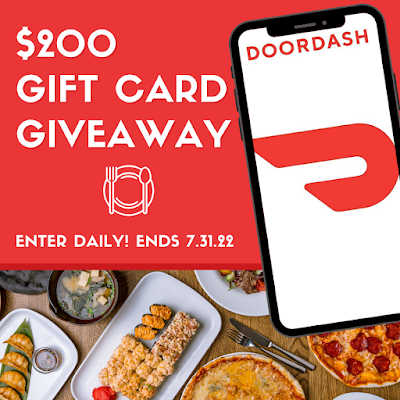 $200 DoorDash Gift Card Giveaway