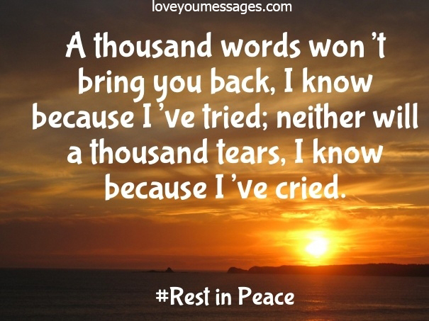 rest in peace quotes - condolence quotes - rip quotes