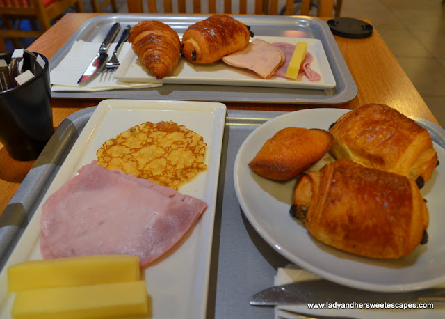 French breakfast at Ibis Paris Hotel