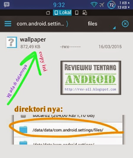 Tutorial Cara Mengambil Wallpaper Android Yang Sedang Digunakan Reviewku Tentang Android