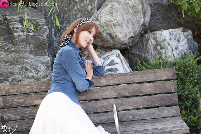 2 Jang Jung Eun - Outdoor-very cute asian girl-girlcute4u.blogspot.com