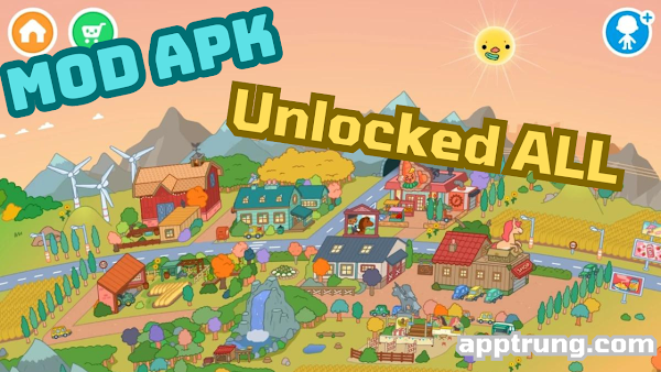Toca Life mod APK v1.80 (Unlocked all), Toca Life mod APK, game mod apk, Unlocking the full potential of Toca Life World is simple with AppTrung.