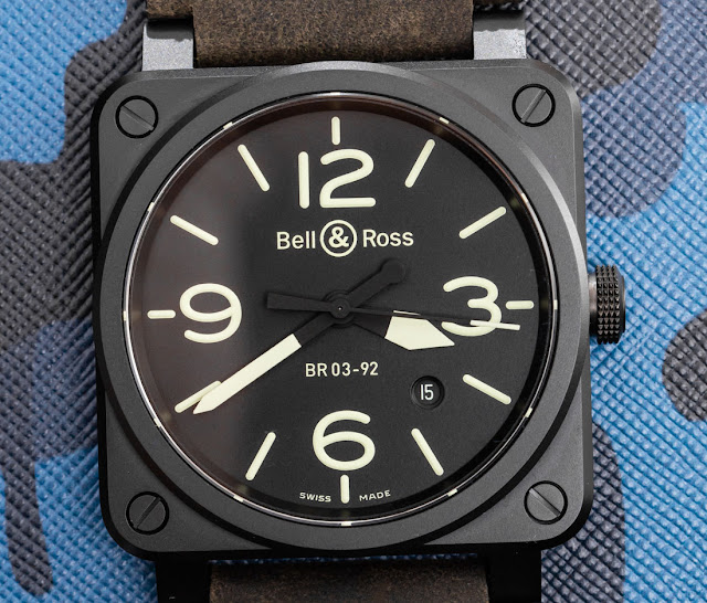 2019 Military Special Bell & Ross Aviation BR 03-92 Nightlum Automatic Ceramic 42mm Replica Watches Review