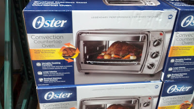 Oster Brushed Stainless Steel Convection Countertop Toater Oven: more versatile than a pop up toaster