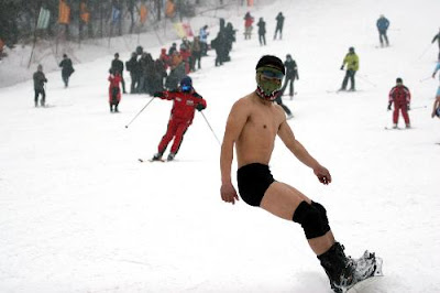 Swimsuit Skiing Carnival Held In China Seen On www.coolpicturegallery.net