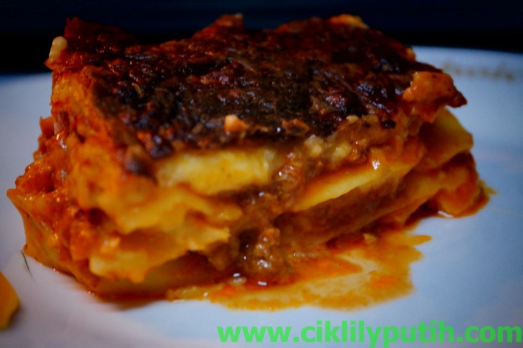 Ciklilyputih The Lifestyle Blogger Resipi Lasagna Mudah Lagi Ringkas