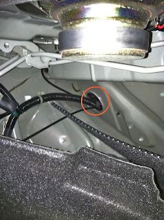 Lexus IS300 Running Power Wire For Amp Through Firewall Into Car