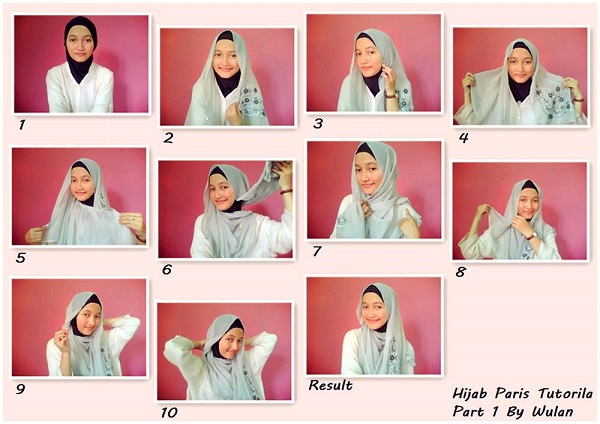 Tutorial hijab sederhana, cantik, menawan, dan kekinian 