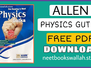 ALLEN PHYSICS GUTKA PDF DOWNLOAD FOR NEET/JEE FREE GOOGLE DRIVE LINK