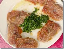 Saltimbocca alla romana con cicoria ripassata