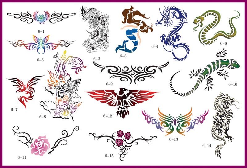 HOLISTIC HENNA - Air Brush Tattoos Gallery{Temporary Tattoos}