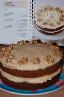 Home made Coffee and walnut cake