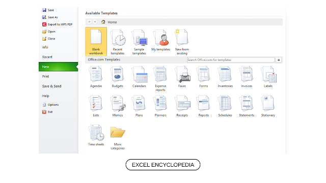 Membuat workbook baru