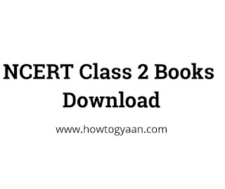 NCERT Class 2 Books Download