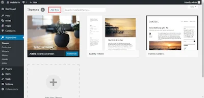 CARA INSTAL THEMES BARU DI WORDPRESS