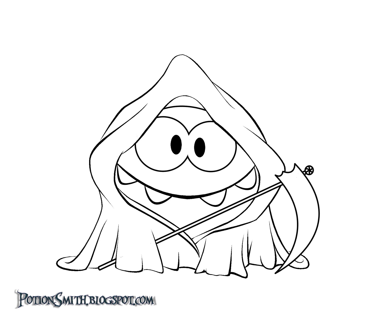 Download Om Nom - Free Coloring Pages