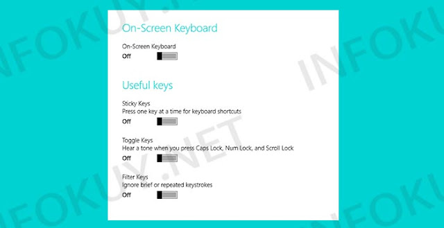 Ubah Pengaturan Keyboard - Keyboard Laptop Tidak Berfungsi