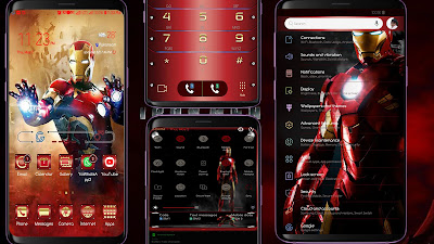 Free Download Iron Man Samsung Theme apk