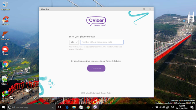 Viber Beta đã có thể tải về trên Windows 10 PCs