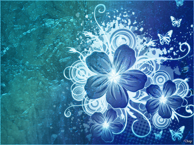 Blue Flower Wallpapers