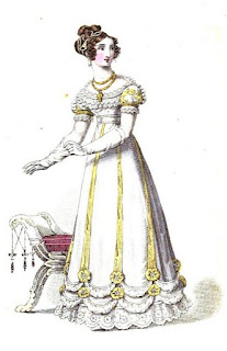 Ball dress   from La Belle Assemblée (Feb 1823)