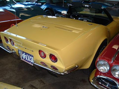1970 Yellow Chevrolet Corvette Convertible