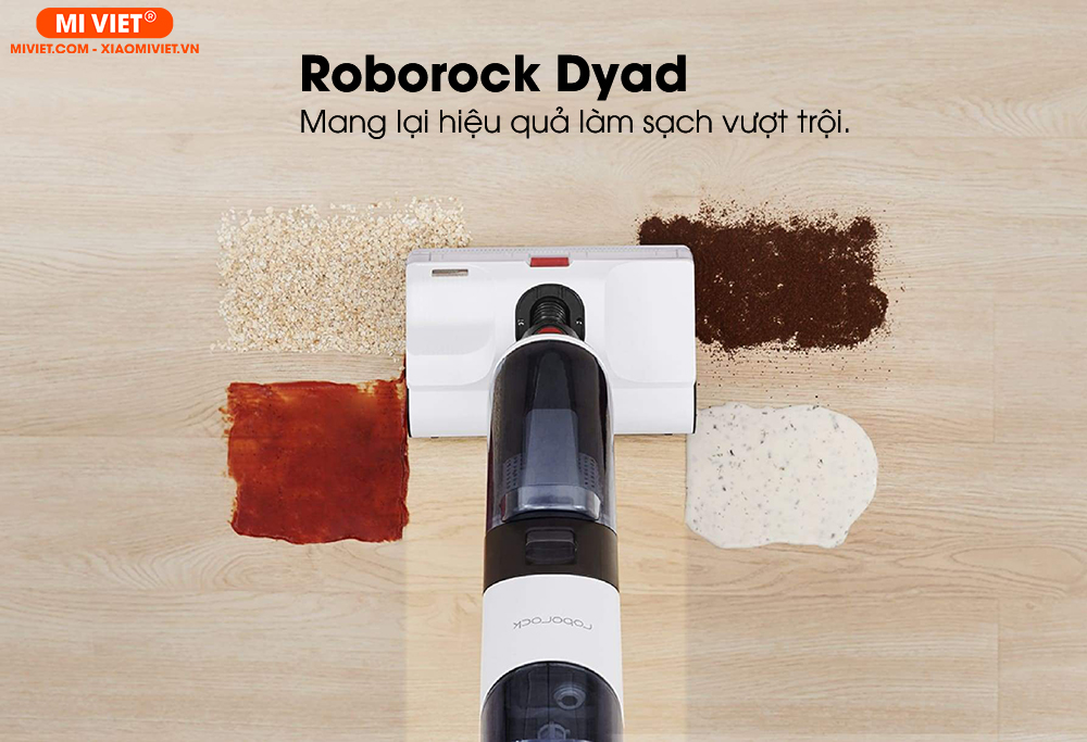 Máy hút bụi lau nhà ướt và khô Roborock Dyad