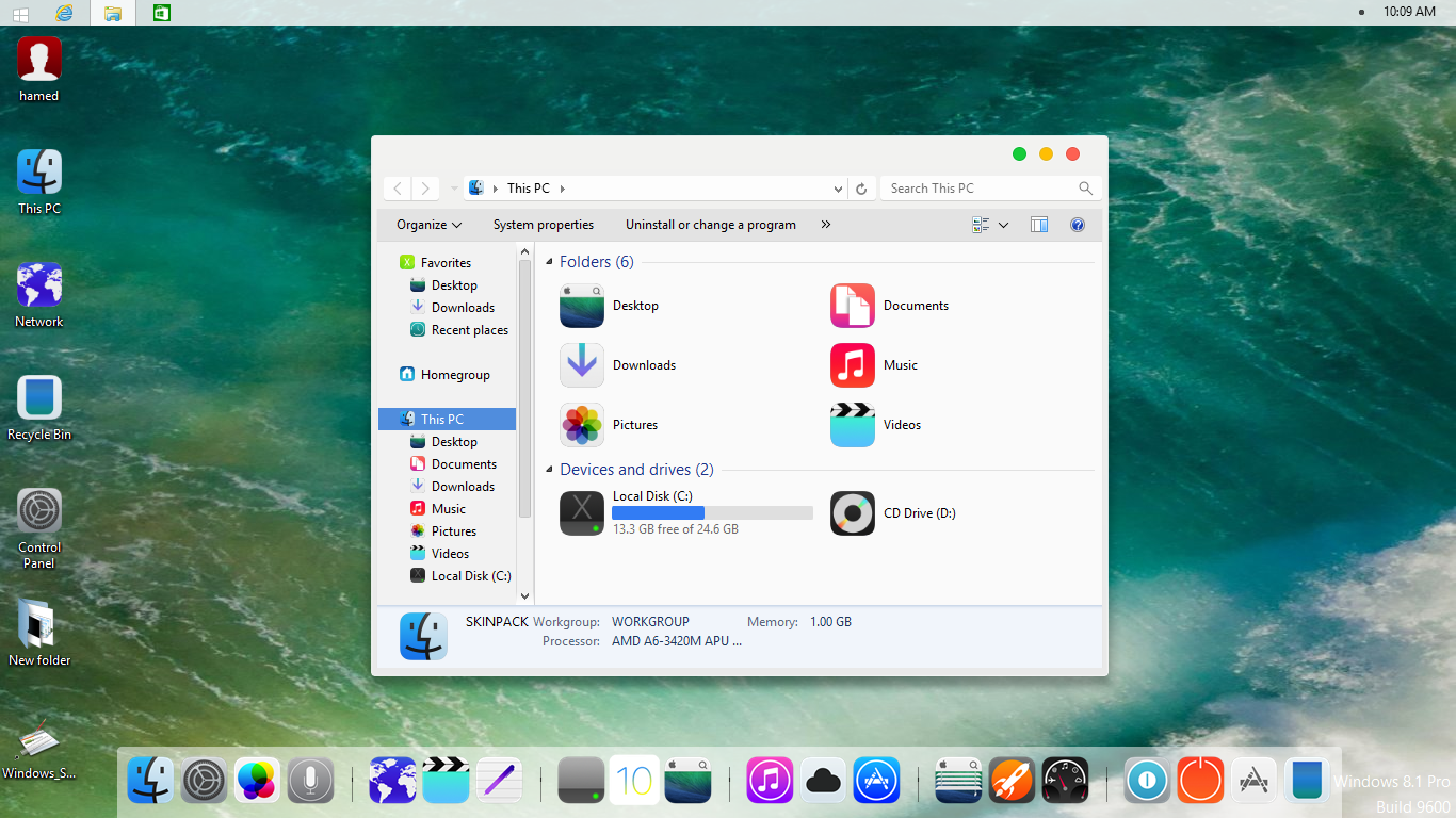  ios  10 theme free  download for window Pc Software 