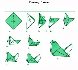 28+ Spesial Kerajinan Origami Burung