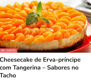 Sabores no Tacho - Receitas