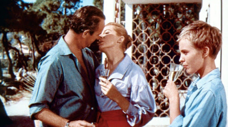 Fotograma de la película 'Bonjour tristesse' de 1958 dirigida por Otto Preminger basada en la novela homónima de Françoise Sagan de 1954
