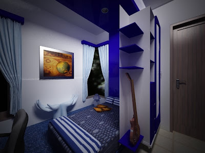 Design Interior Apartment 2 Kamar