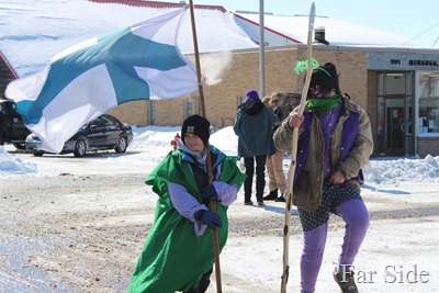 Nytes of St urho Flag carrier
