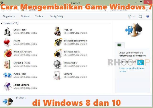 Cara Mengembalikan Game Windows 7 di Windows 8 dan 10