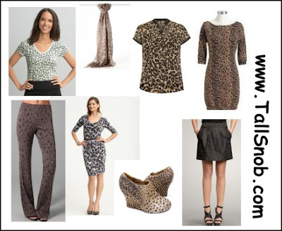 womens tall animal print clothing