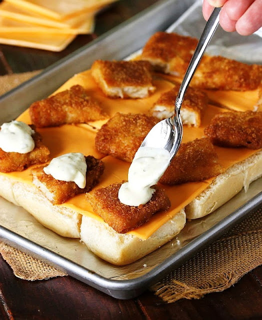 Topping Filet-O-Fish Sliders with Tartar Sauce Image