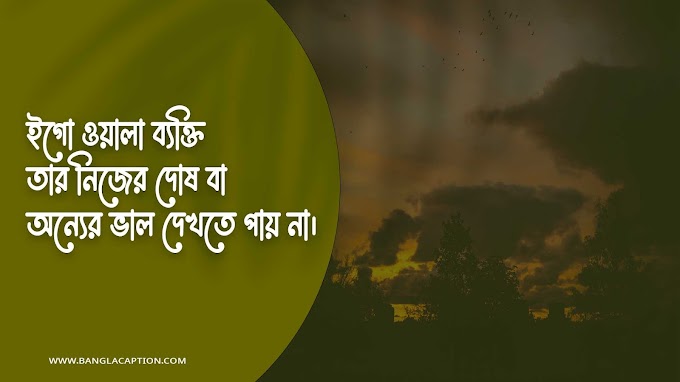 ইগো নিয়ে উক্তি/Ego Quotes Bangla