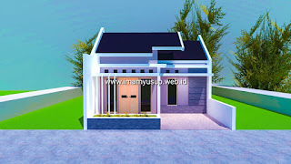model rumah minimalis 6x12