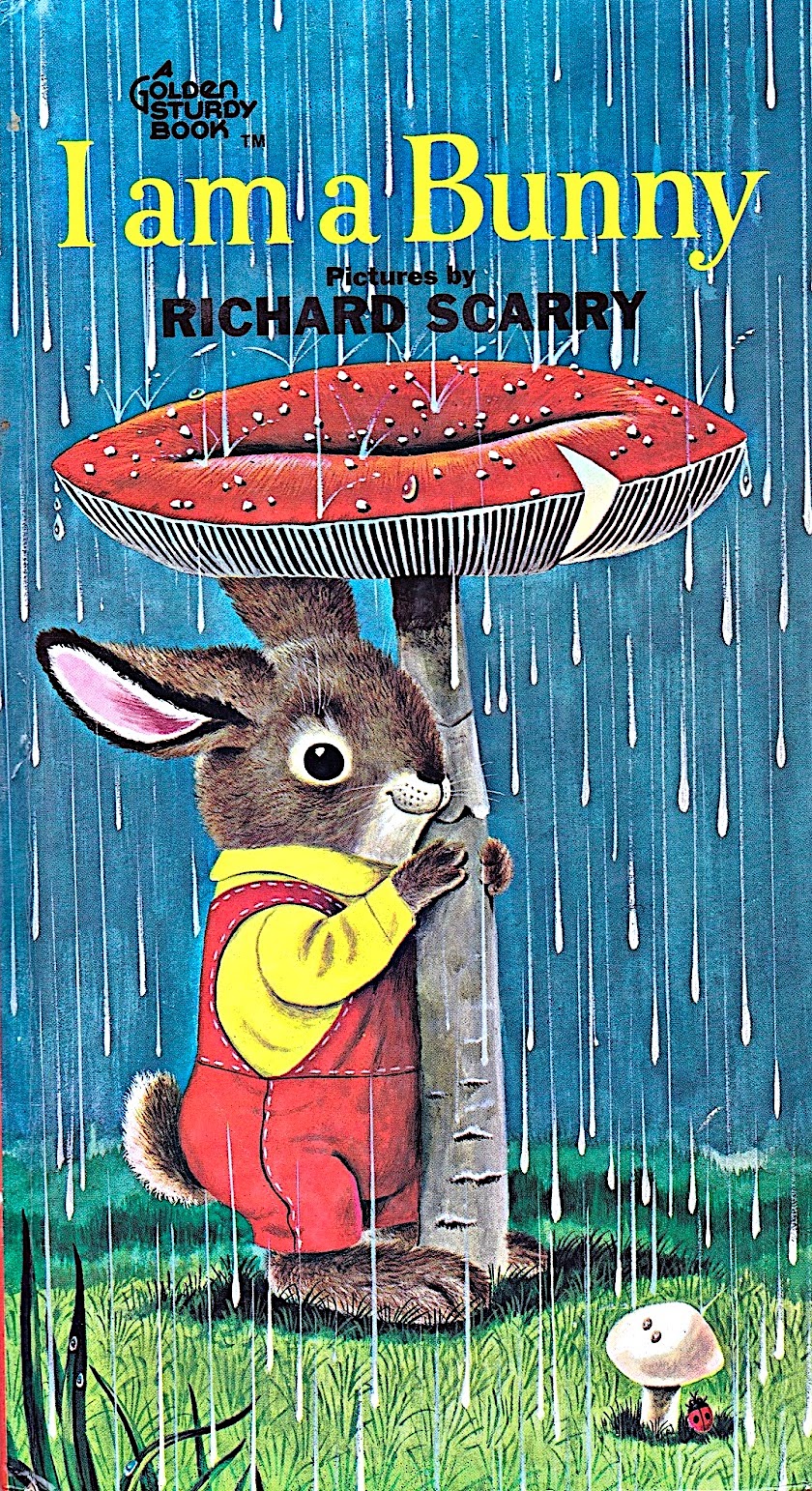 a Richard Scarry illustration for I Am A Bunny