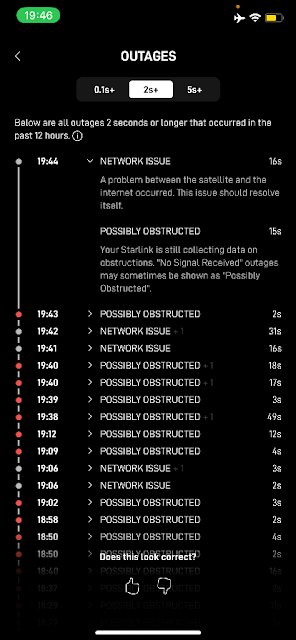 Network quality and statistics