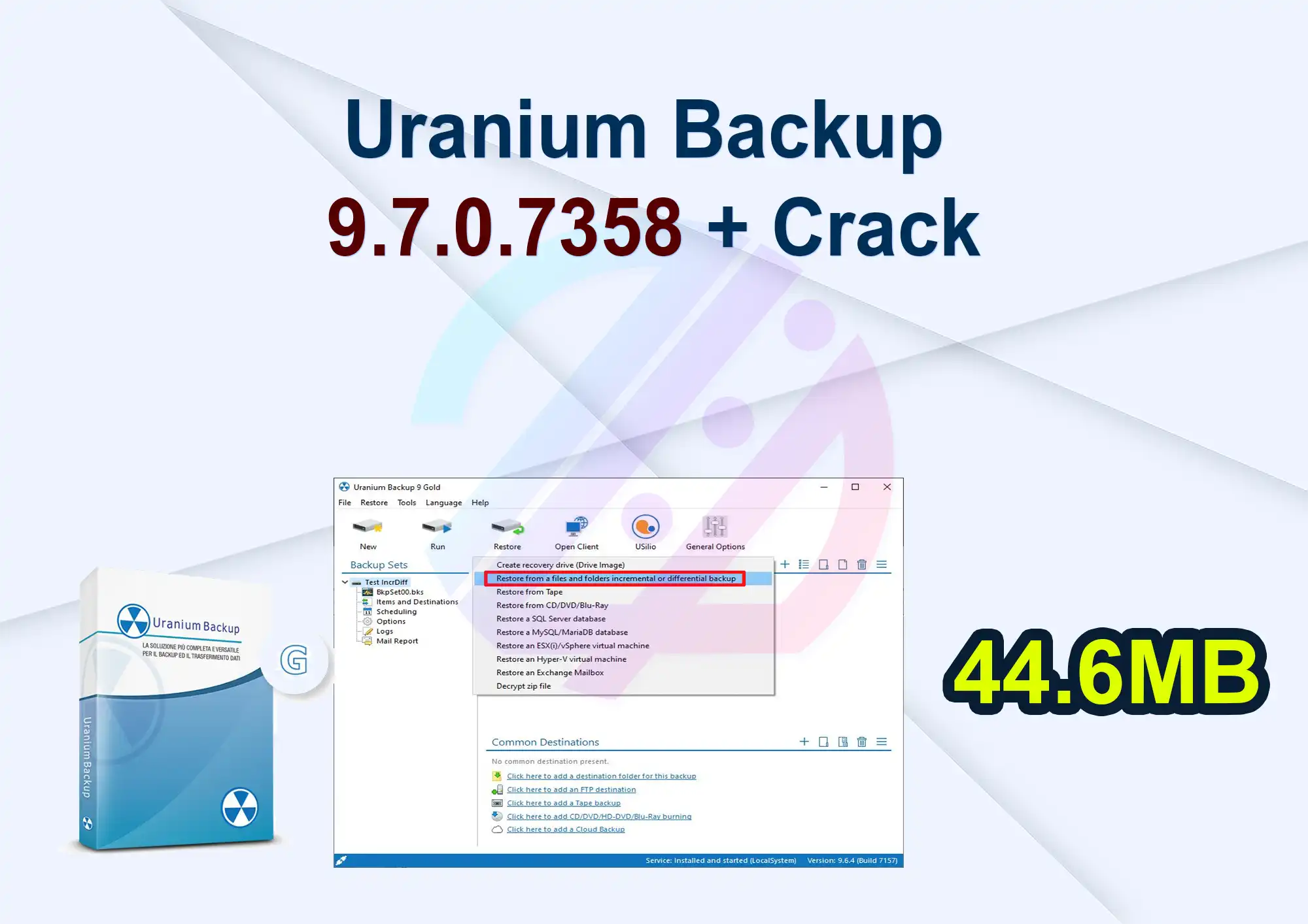 Uranium Backup 9.7.0.7358 + Crack