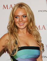 Lindsay Lohan in a Tight Dress