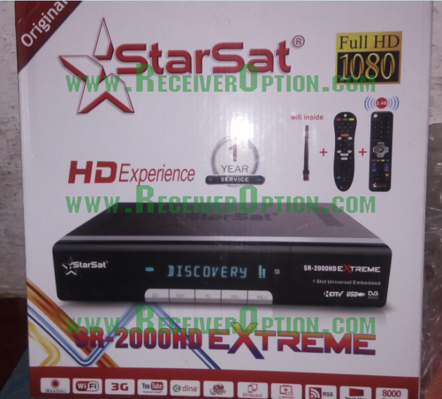 STARSAT SR-2000HD EXTREME RECEIVER NEW SOFTWARE V2.91