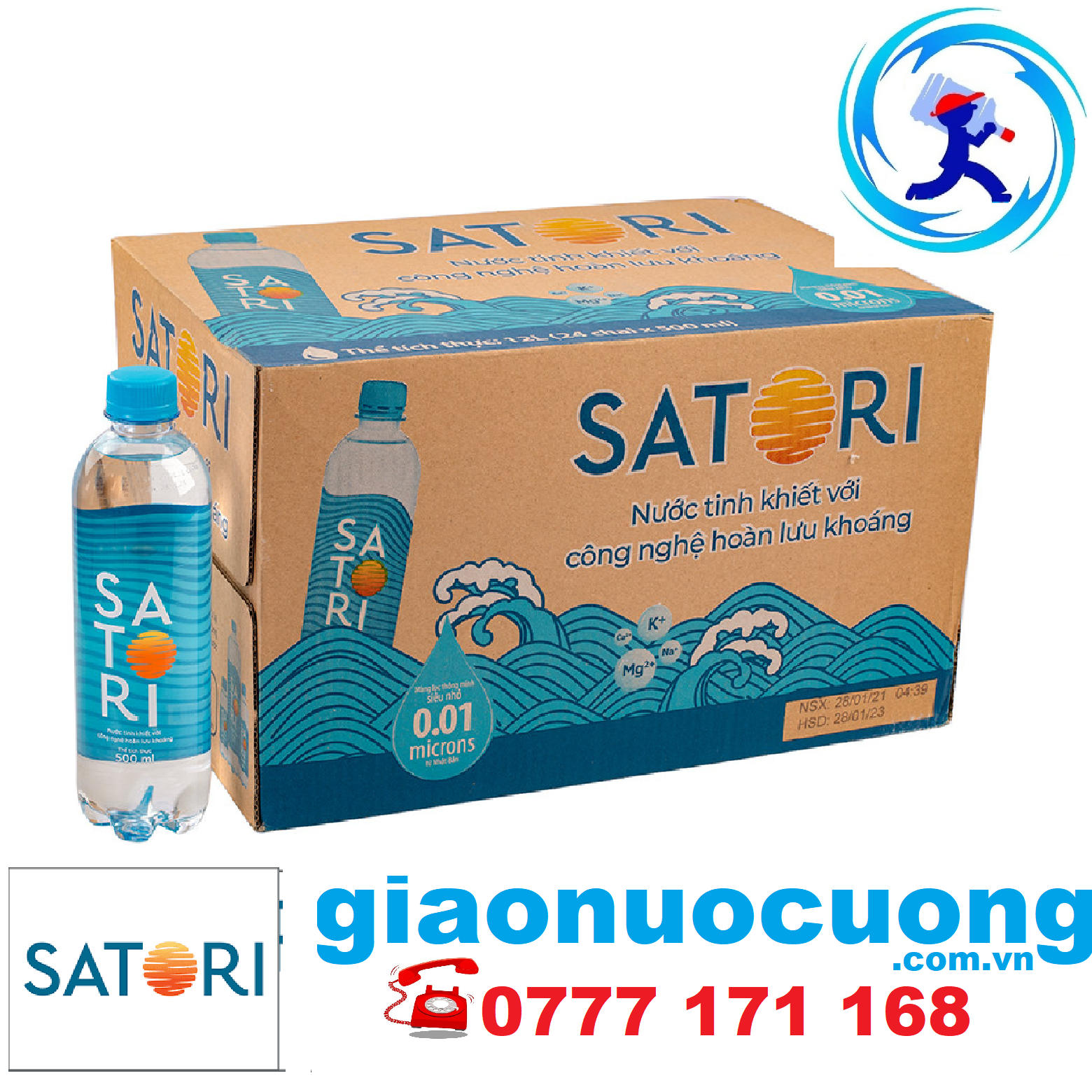 Satori 500ml- Thùng 24 chai