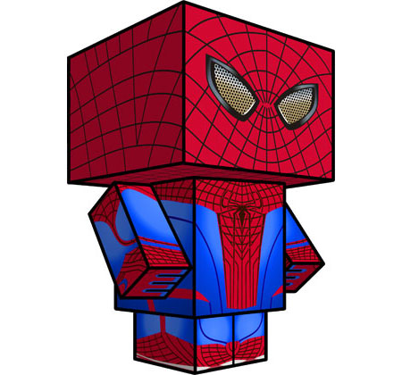 The Amazing SpiderMan Papercraft 2012 Film Version