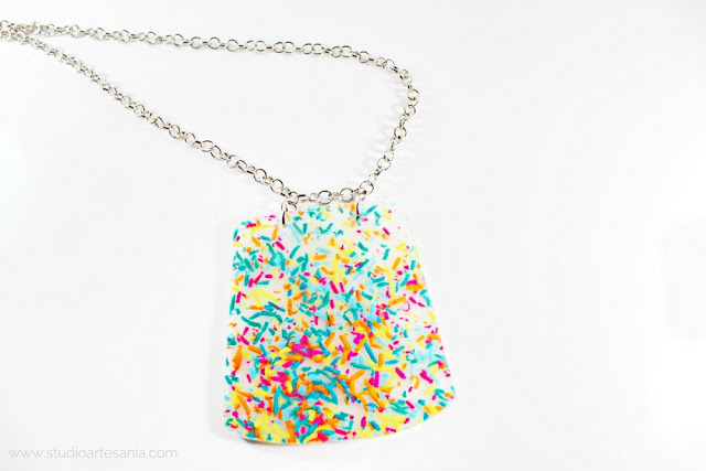 DIY Translucent and colorful polymer clay jewelry