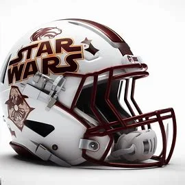 Texas State Bobcats Star Wars Concept Helmet